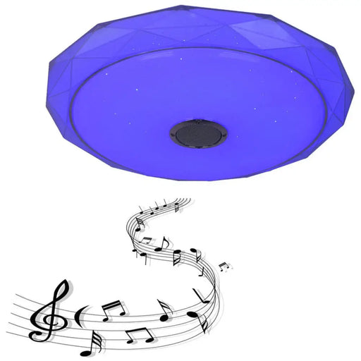 LED ПЛАФОН 72W Ф51 3000K-6000K МУЗИКАЛЕН RGB + ДИСТАНЦИОННО