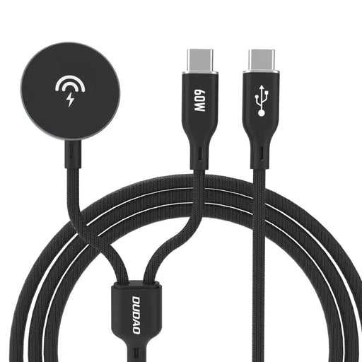 Зарядно устройство Dudao A12MaxC PD60W 2 в 1 за Apple Watch
