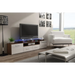 Стойка за телевизор Cama EVORA 200 слива/бял гланц