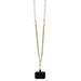 Guess кожен калъф с метално лого Strass Crossbody за iPhone