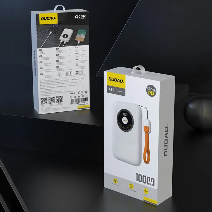 Преносима батерия Powerbank Dudao K21 Mini 10000mAh 22.5W