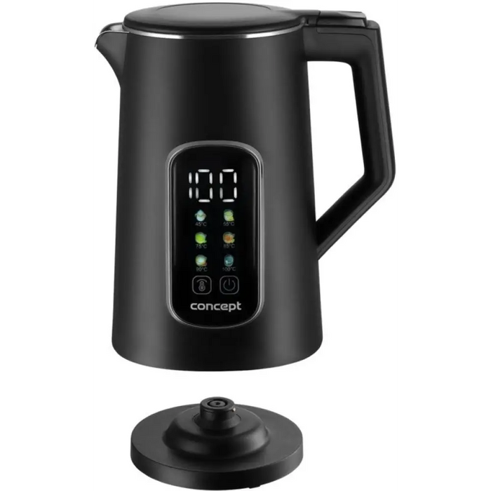 Concept RK-3385 Електрическа кана 1.7 л 2200 W Черна