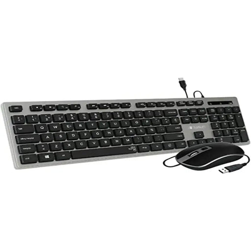 Клавиатура с мишка Subblim SUBKBC-CEKE50 Испанска Qwerty
