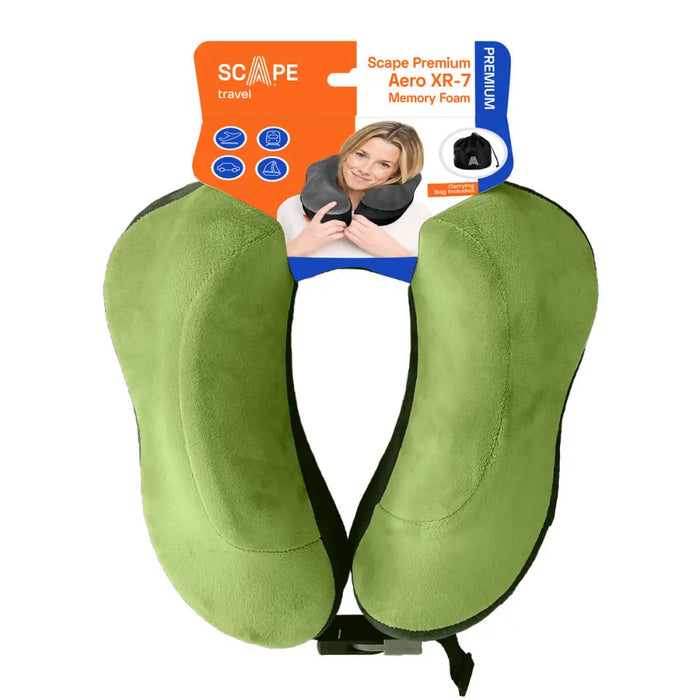 възглавницата за врат Scape Travel Зелен