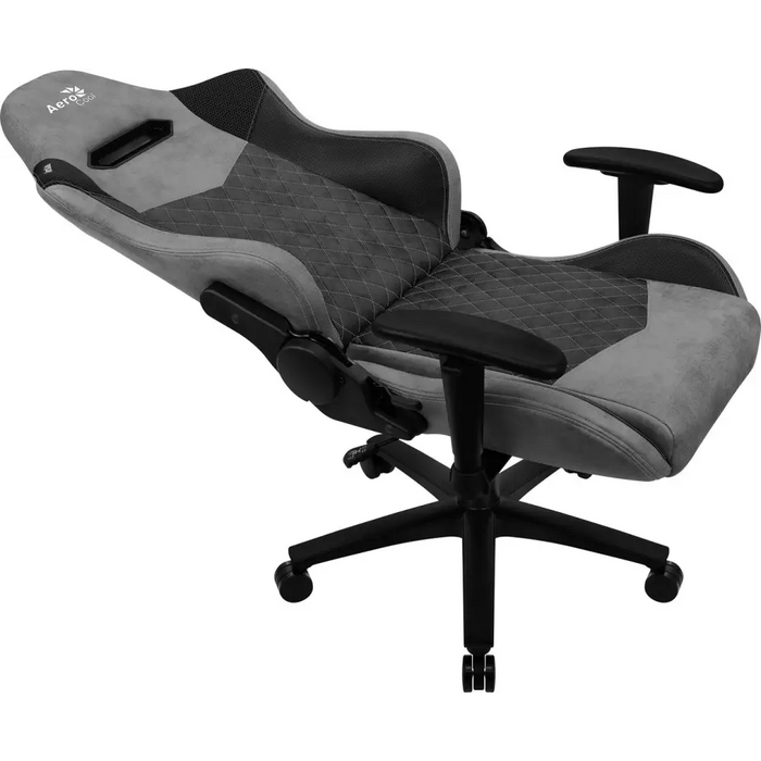 Aerocool DUKE AeroSuede Универсален гейминг стол черен сив