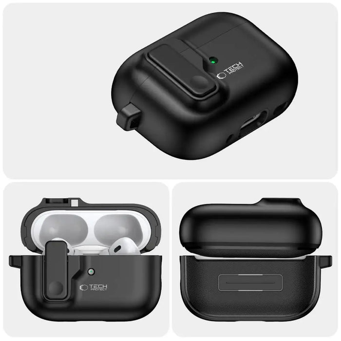 Тънък калъф Tech-Protect с карабинер за Apple AirPods Pro 1