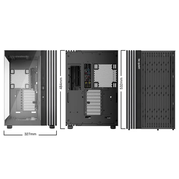 мълчи! LIGHT BASE 900 DX Black Full Tower