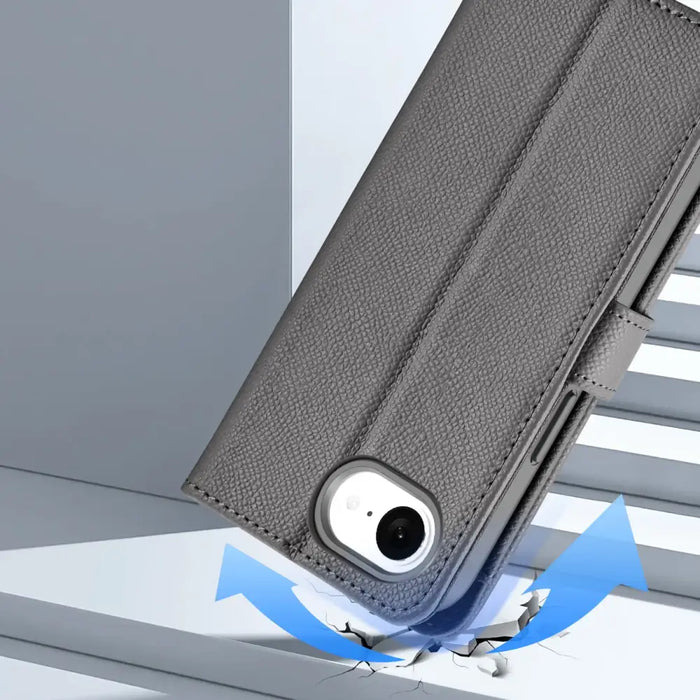 Кожен калъф Dux Ducis Lawa за iPhone 16e със свалящ