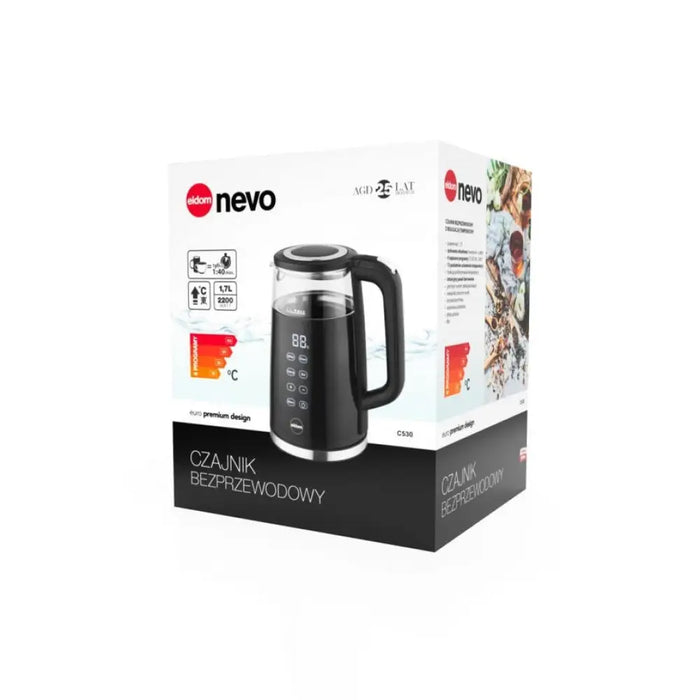 Електрическа кана ELDOM C530 NEVO 1.7 L 2200 W Черна