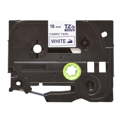 Лента BROTHER TZeFA4B 18мм синя на бял фон Термо лепкава 3М