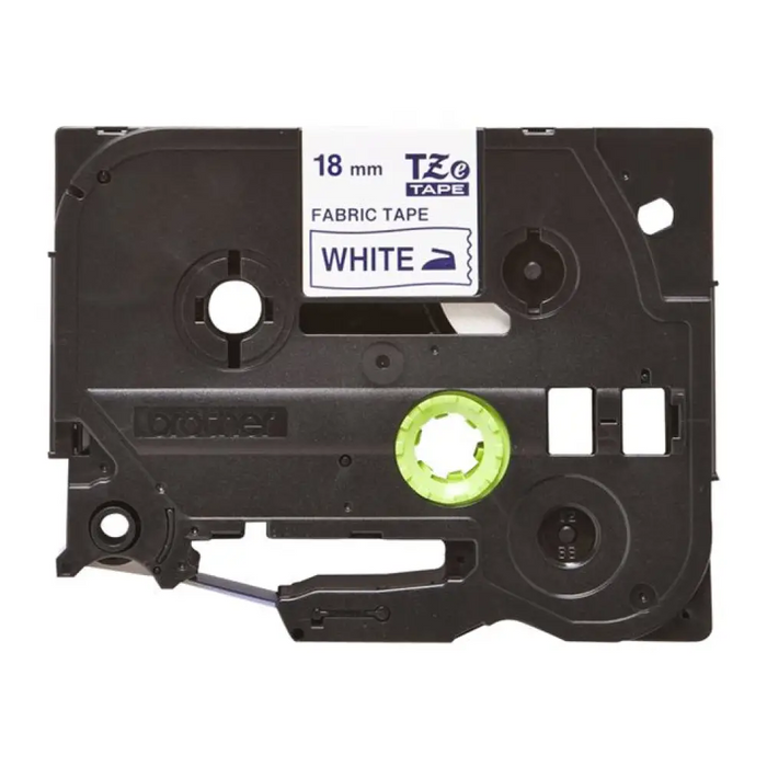 Лента BROTHER TZeFA4B 18мм синя на бял фон Термо лепкава 3М