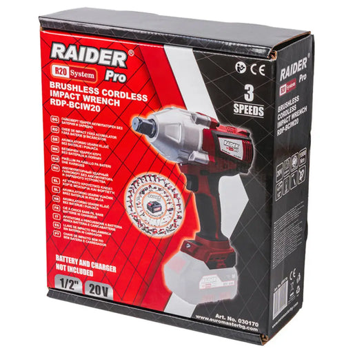 АКУМУЛАТОРЕН УДАРЕН БЕЗЧЕТКОВ ГАЙКОВЕРТ RAIDER PRO