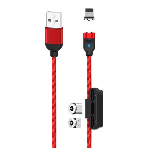 3в1 магнитен каел XO USB към USB-C / Lightning / Micro 2.4A