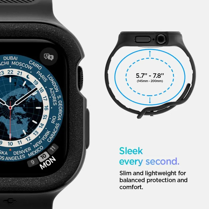 Каишка Spigen Vault Pro за Apple Watch 46 мм - матово черно