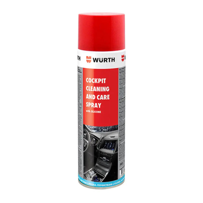 СПРЕЙ ЗА ПОЧИСТВАНЕ НА ТАБЛО СЪС СИЛИКОН 600ML WURTH