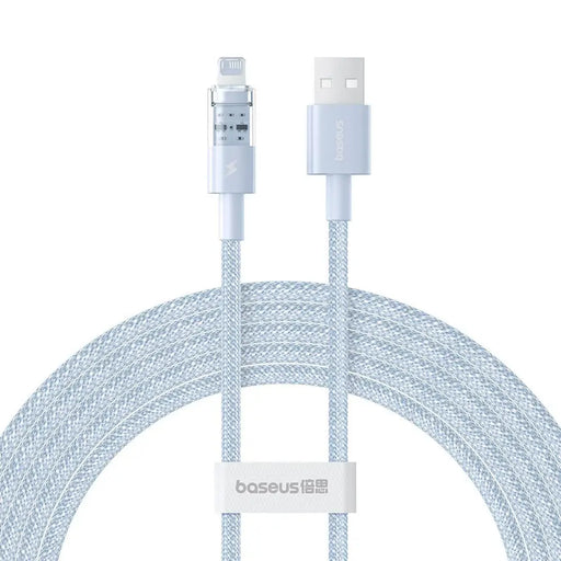 Кабел за бързо зареждане Baseus Gem USB към IP 2.4A 2 м син