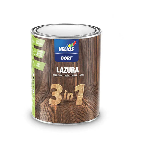 АЛКИДЕН ЛАК ЗА ДЪРВО 3В1 АНТРАЦИТ 750 ML HELIOS BORI