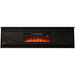RTV GRANERO + шкаф за камина 200x56.7x35 черен/черен гланц