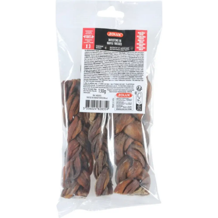 ZOLUX Биволски черва - лакомство за кучета - 130гр
