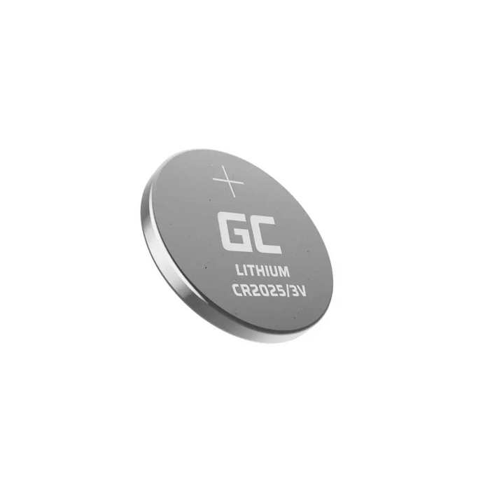 Зелен клетъчен блистер 10x литиева батерия CR2025 3V 160mAh