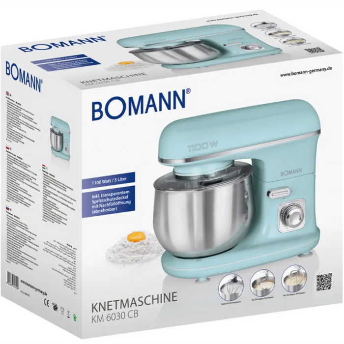 Кухненски робот Bomann KM 6030 CB 1100 W 5 L цвят мента