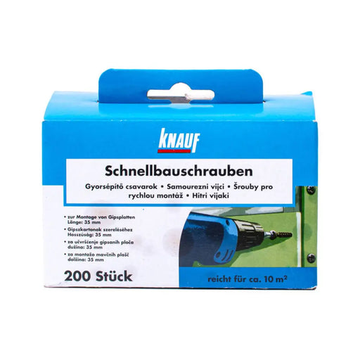 РАПИДНИ ВИНТОВЕ ЗА ГИПСКАРТОН KNAUF TN35MM 200 БР./КУТИЯ