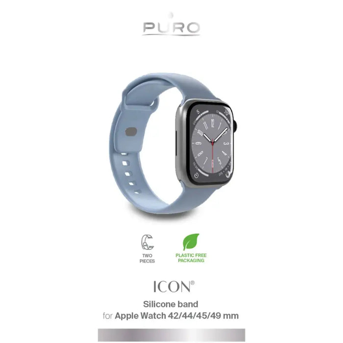 Силиконова каишка Puro Icon за Apple Watch 38 / 40 / 41 мм