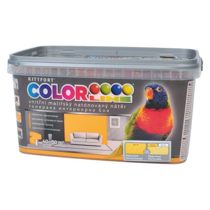 ЦВЕТЕН ЛАТЕКС ЦВЯТ ПОРТОКАЛ 4 KG COLOR LINE