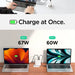 Зарядно устройство Spigen ArcStation Pro + USB-C 140-W
