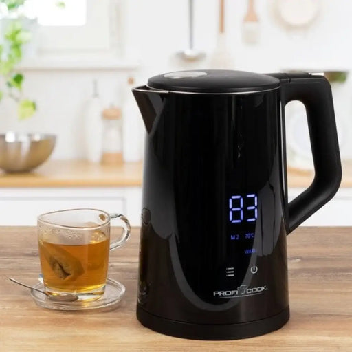 Електрическа кана ProfiCook PC-WKS 1243 1.7 L 2200 W Черна
