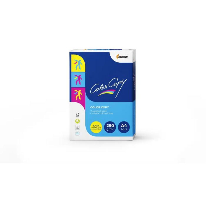 Копирна хартия офис Mondi Color Copy 8687A25 (A4; 250g/m2;