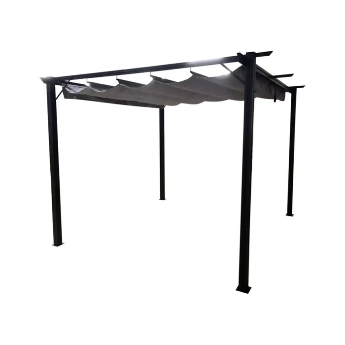 ГРАДИНСКА ШАТРА 290X290CM С ПОДВИЖЕН ПОКРИВ HD HD-8644