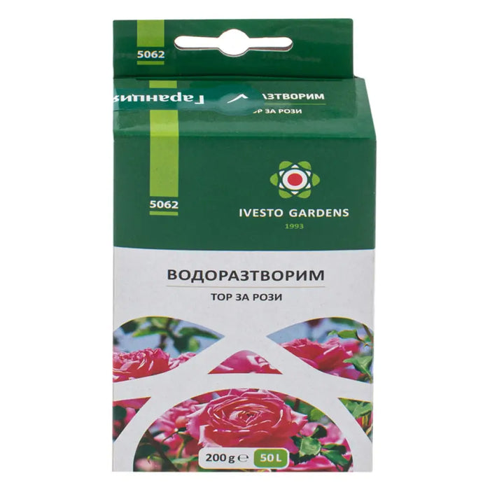 ВОДОРАЗТВОРИМ ГРАНУЛИРАН ТОР ЗА РОЗИ 0.2KG IVESTO