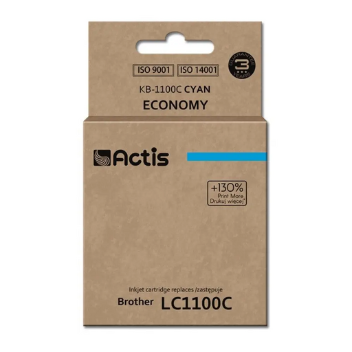 Мастило Actis KB-1100C (заместител за Brother LC1100C/980C;