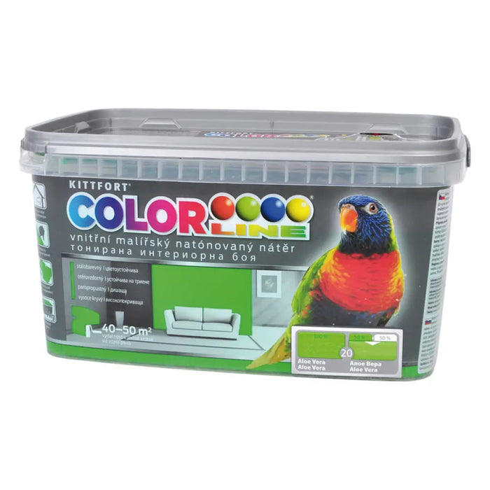 ЦВЕТЕН ЛАТЕКС ЦВЯТ АЛОЕ ВЕРА 4 KG COLOR LINE