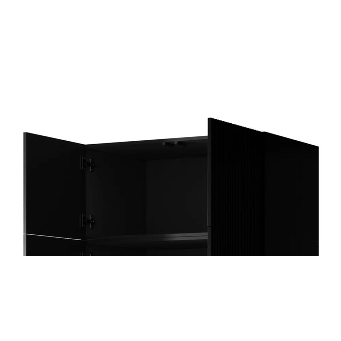 Гардероб ПАФОС 2D БАЗА 90х55,5х45 черен мат