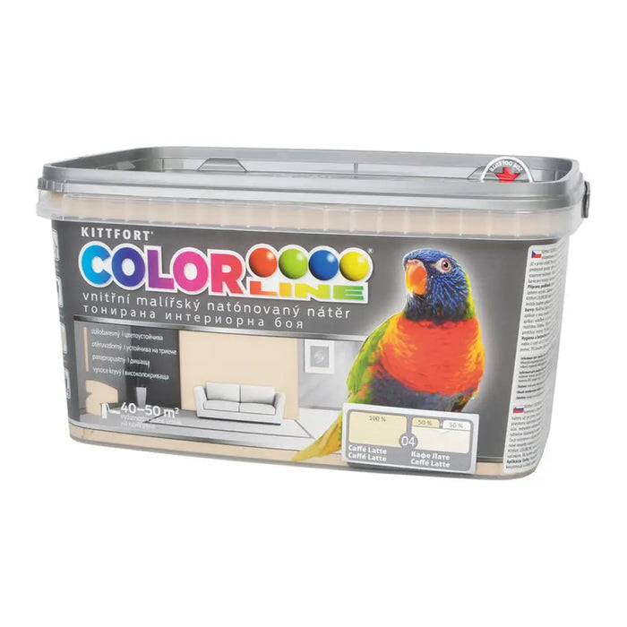ЦВЕТЕН ЛАТЕКС ЦВЯТ КАФЕ ЛАТЕ 4 KG COLOR LINE