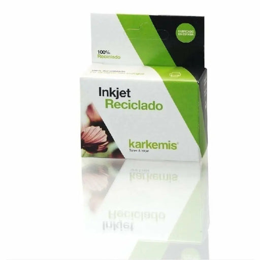 Рециклирана касета с мастило Karkemis LC123 Синьо-зелен