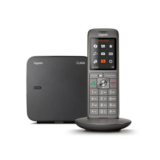 Безжичен телефон Gigaset CL660A Duo Сив Антрацит