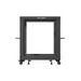 Lanberg отворена стойка 19’’ 12U 600x600-1100 регулируема