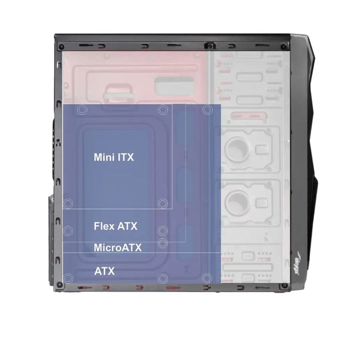 Akyga ’ ak995bk PC’ATX Nero Midi Tower Черен