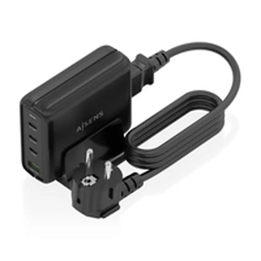 Безжично зарядно Aisens ASCH-140W4P056-BK Черен 140 W