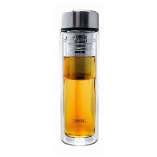 ДВУСТЕННА СТЪКЛЕНА БУТИЛКА ИНФУЗЕР 350 ML VIN BOUQUET