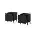 Нощно шкафче Cama NOVA 44x40x52 матово черно