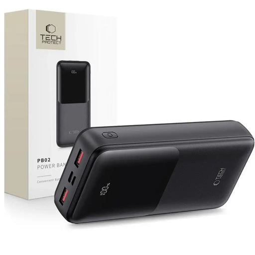 Преносима батерия Powerbank Tech-Protect PB02 20000mAh