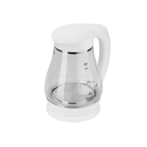 Adler AD 1274 B електрическа кана 1.7 L бяла прозрачна 2200