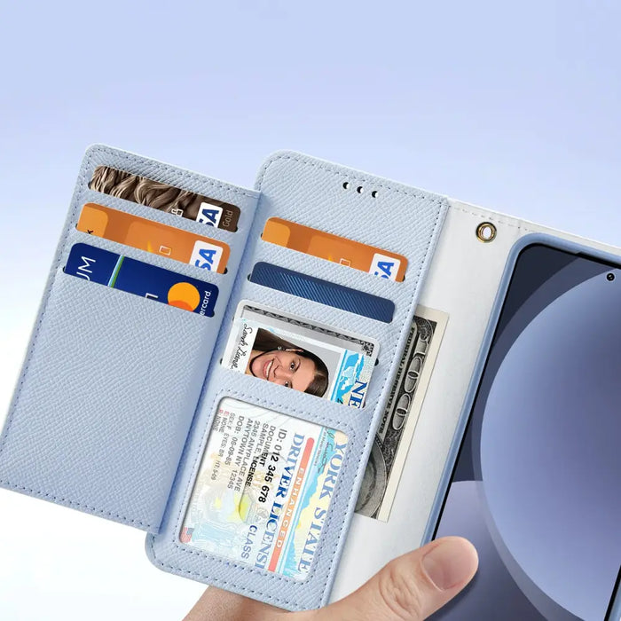 Кожен калъф Dux Ducis Lawa за Samsung Galaxy S25 със свалящ