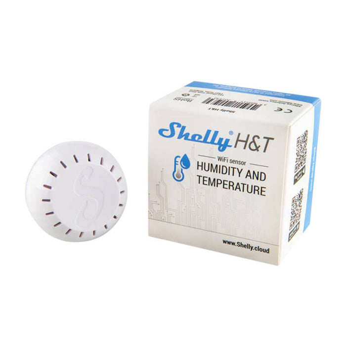 Сензор за температура и влажност Shelly H&T, WiFi, бял