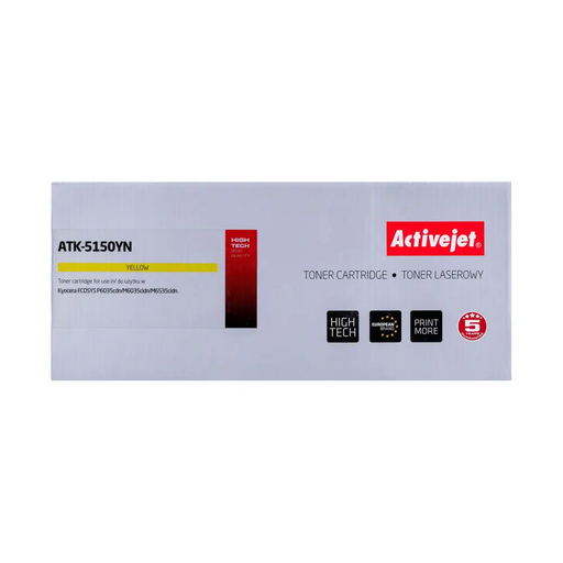 Тонер Activejet ATK-5150YN (заместител за Kyocera TK-5150Y;