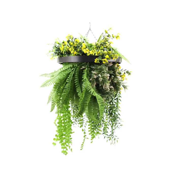 ДЕКОРАТИВНО ОЗЕЛЕНЯВАНЕ ВИСЯЩ РИНГ Ф40CM ПАПРАТ HD HD-10456